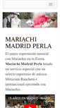 Mobile Screenshot of mariachisperla.com